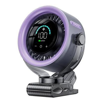 4000mAh Rechargeable Portable Clip-On Fan