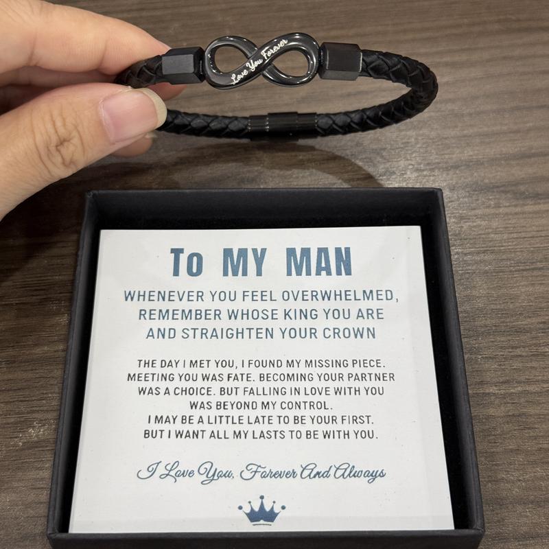 To My Man – Infinity Bracelet