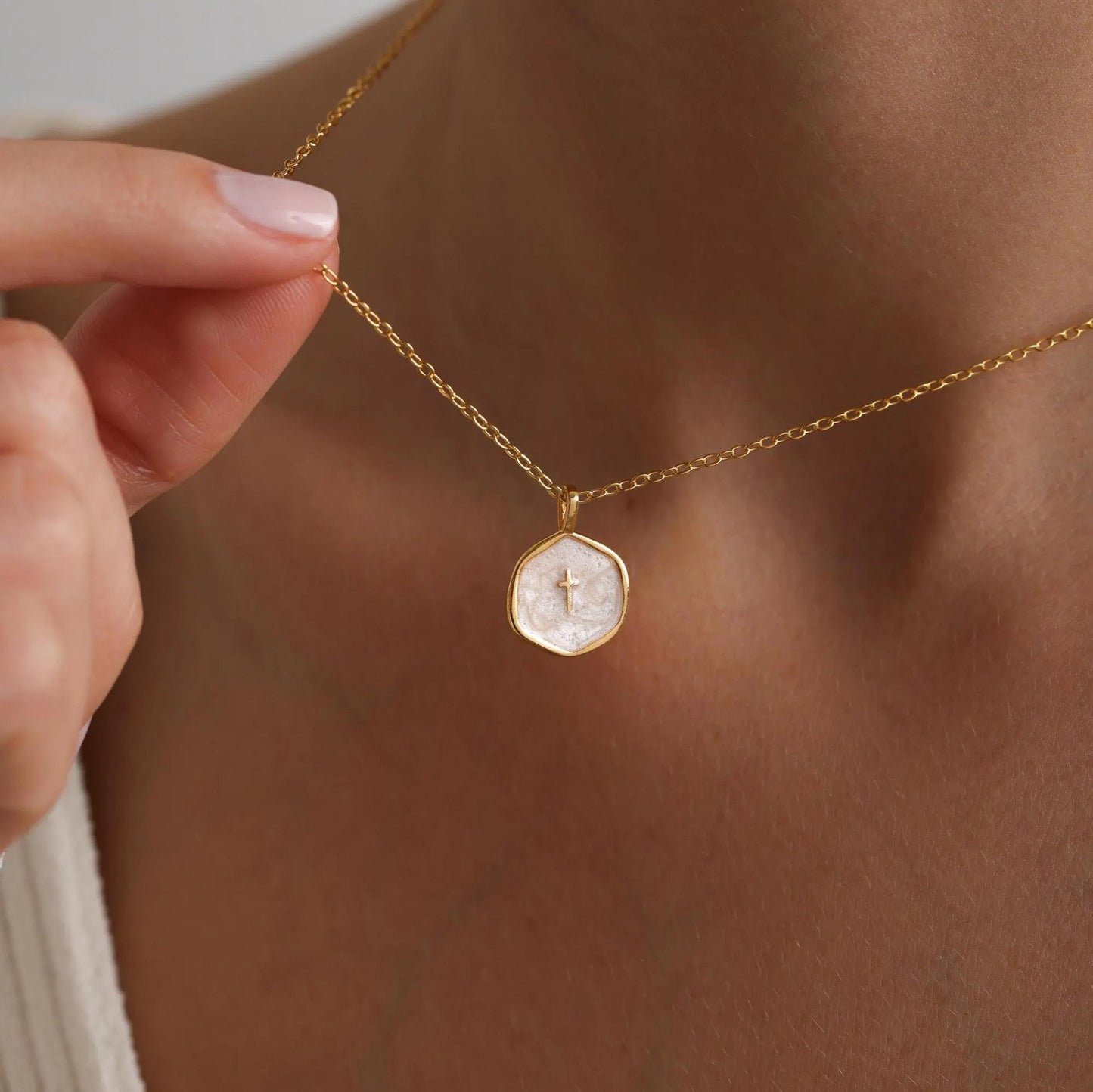 Golden Cross Pendant