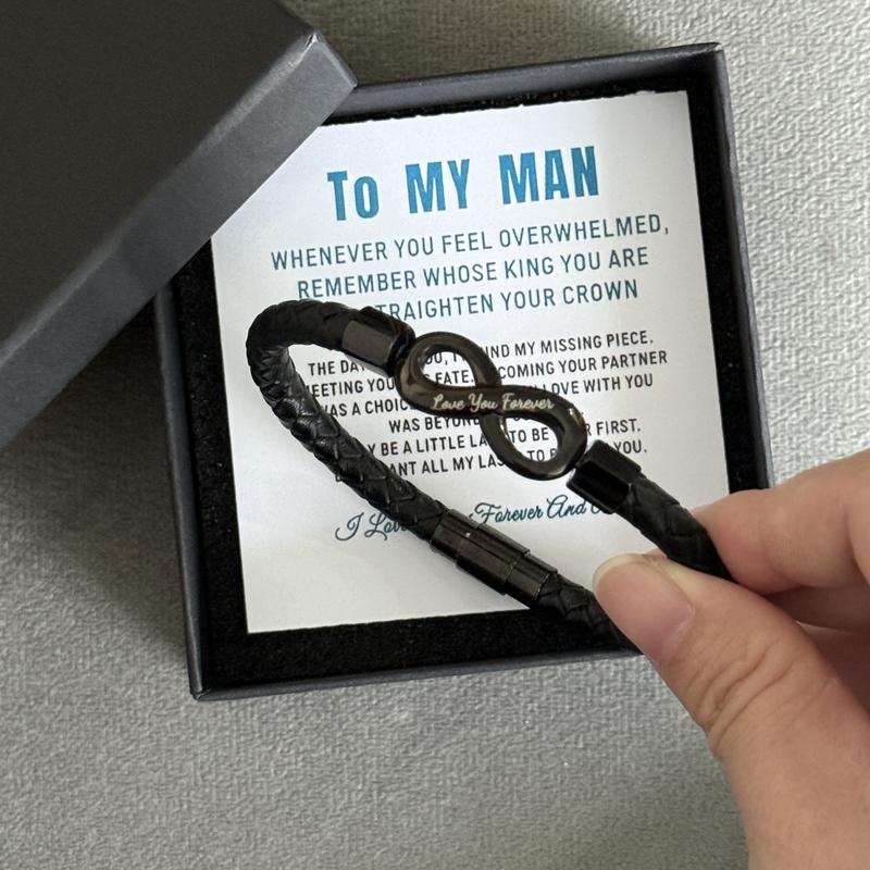 To My Man Love You Forever bracelet