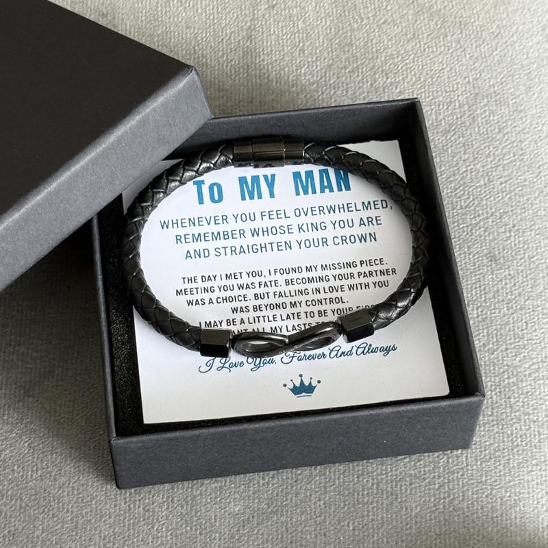 To My Man Love You Forever bracelet
